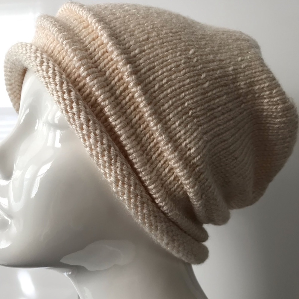 NEW Handmade Ripple Hat, Wool-Free